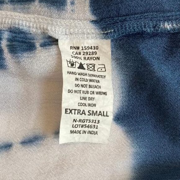 🆕 Elan Tie-Dye Blue Cover-up Slip dress - Picture 9 of 9